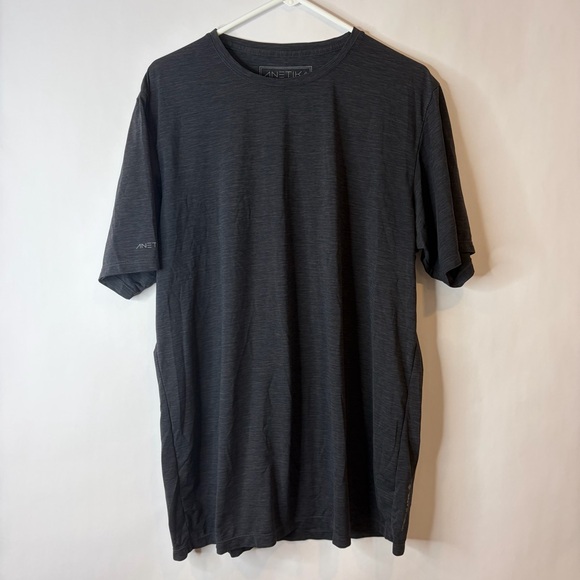 Anetik Other - Anetik Men's Charcoal Short Sleeve Tee UPF Performance size XL